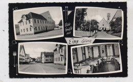 8941 EGG An Der Günz, Gasthaus, Strassenansicht, Kirche, 1964 - Mindelheim