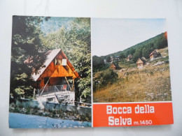 Cartolina "Bocca Della Selva - Massiccio Del Matese. Ville Prefabbricate" Vedutine - Benevento