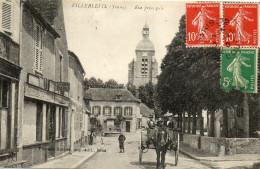 - VILLEBLEVIN (89) - Rue Principale, Magasin Nouveautés Et Cartes Postales, Attelage  -25898- - Villeblevin