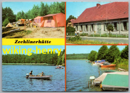 Rheinsberg Zechlinerhütte - Mehrbildkarte 10   Mit Zeltplatz Camping - Rheinsberg