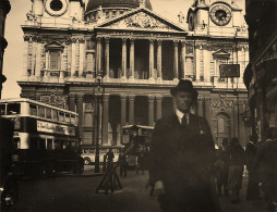 Autobus Ancien * 1934 * London Londres Uk * Photo Ancienne 10x8cm - Autobus & Pullman