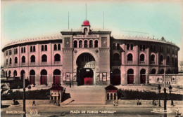 ESPAGNE - Arenas De Barcelona - Plaza De Toros - Colorisé - Carte Postale Ancienne - Barcelona