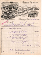 LOIRE ATLANTIQUE CHANTENAY SUR LOIRE PRODUITS CHIMIQUES PILON FRERES ANNEE 1902 TROUS ARCHIVES  F A4 - Droguerie & Parfumerie