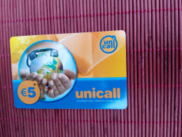 Prepaidcard UnicallUsed Rare - Cartes GSM, Recharges & Prépayées