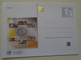 D196986     Slovensko   Slovakia   Bratislava 2004  Postal Stationery   Olympic Games ATHENS - Postkaarten