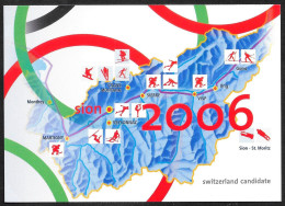 Svizzera/Switzerland/Suisse: FDC, Intero, Stationery, Entier, "Nagano 1998" - Invierno 1998: Nagano