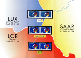 Bund Frankreich Luxemburg 1997 - Gemeinschaftsausgabe Europäische Region Saar-Lor-Lux - Postfrisch MNH Broschüre - Emissions Communes