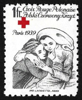 POLAND Polish Red Cross Paris 1939 WW2 WK2 Lafayette Croix-Rouge Polonaise Polski Czerwony Krzyż Cruz Roja Polaca - Altri & Non Classificati