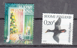 Finland, 2020 + 2017, Mi Nr  2727 + 2509, Kerstmis, Christmas, Vogel Zee Eend, Bird - Usados