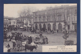 CPA [63] Puy-de-Dôme > Maringues Marché Aux Fruits écrite - Maringues