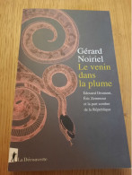 Le Venin Dans La Plume NOIRIEL 2019 - Soziologie