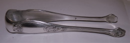 ANCIEN PINCE A SUCRE SILVER PLATED METAL ARGENTE POINCON EB BE PROPRE - Silberzeug