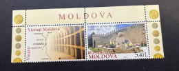 3-8-2023 (stamp) EUROPA CEPT - Mint / Neuf - 2012 - Moldova (pair From Top Of Sheetlet) - 2012