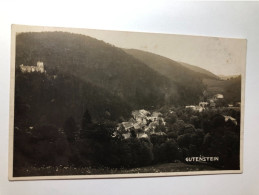 Austria Österreich Gutenstein Niederösterreich Town View Castle Schloss Berg RPPC Real Photo 16815 Post Card POSTCARD - Gutenstein