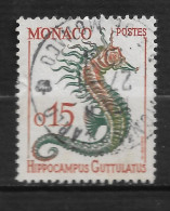 MONACO  N°540 "HIPPOCAMPE " - Oblitérés