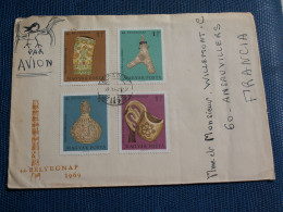 ENVELOP.  AVION   DE  BUDAPEST - Storia Postale