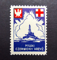 POLAND 1941 Polish Army In France Red Cross Stamp To Navy Forces MNH Croix-Rouge Polonaise Polski Czerwony Krzyż Cruz - Sonstige & Ohne Zuordnung