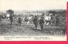 Cpa La Bataille De La Marne-55,  6-13 Septembre 1914, Combat De Beauzée-Meuse-51- Dos Vierge Et Divisé - War 1914-18