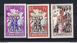 Cameroun - YT N° 297 à 299 ** - Neuf Sans Charnière - 1954 - Unused Stamps