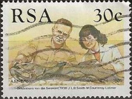 SOUTH AFRICA 1989 50th Anniv Of Discovery Of Coelacanth - 30c. - Professor J. L. B. Smith And Dr M. Courtenay-Latimer FU - Gebruikt