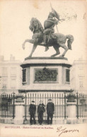 BELGIQUE - Bruxelles - Statue Godefroid De Bouillon - Trois Enfants Au Pied De La Statue - Carte Postale Ancienne - Monumenten, Gebouwen