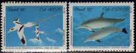 Konferenz UNCED 1992 Brasilien 2455/6 ** 4€ Naturschutz Fische Tropicvogel Flecken-Delphin WWF Fauna Birds Set Of BRAZIL - Unused Stamps