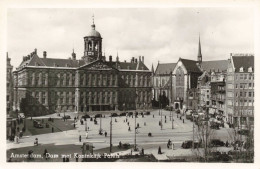 PAYS BAS - Amsterdam - Dam Met Koninklijk Palets - Animé - Carte Postale Ancienne - Amsterdam