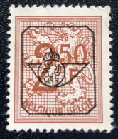 België - Belgique - C18/9 - 1970 - (°)used - Michel 1603V - Voorafgestempeld - Cijfer Op Heraldieke Leeuw - Sobreimpresos 1951-80 (Chifras Sobre El Leon)