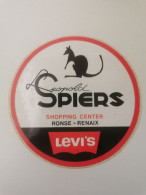 Autocollant Publicitaire, Levi's, Leopold Spiers, Ronse Renaix - Stickers