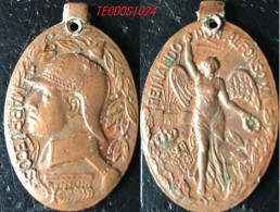 Resto Medalla Conmemorativa Campaña De Marruecos En Bronce . Alfonso XIII. - Spanje