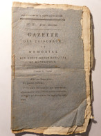 GAZETTE DES TRIBUNAUX 1794 - TRAITEMENT DE LA RAGE - ESSISES FAUX EN ECRITURES - RENONCIATION SUCCESSION - DENONCIATION - Zeitungen - Vor 1800