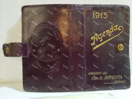 Italy Italia AGENDA 1915 Omaggio Cav. O. BATTISTA Napoli. - Other Book Accessories