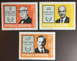 Argentina 1976 Nobel Prize Winners MNH - Neufs