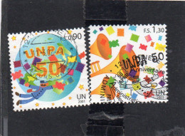 2001 Nazioni Unite - Ginevra - 50° Ann. Amministrazione Postale Delle Nazioni Unite - Used Stamps