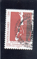 2001 Nazioni Unite - Ginevra - 40° Ann. Dag Hammaskjold - Used Stamps