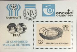 Argentina 1978 World Cup Minisheet MNH - Ongebruikt