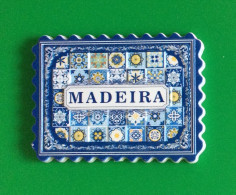 Madeira Island Traditional Portugal Azulejo Souvenir Fridge Magnet - Toerisme