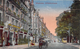 ALLEMAGNE - Wiesbaden - Wilhelmstrasse - Carte Postale Ancienne - Wiesbaden