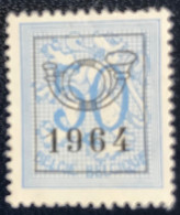 België - Belgique - C18/10 - 1964 - (°)used - Michel 892V - Voorafgrstempeld - Cijfer Op Heraldieke Leeuw - Sobreimpresos 1951-80 (Chifras Sobre El Leon)