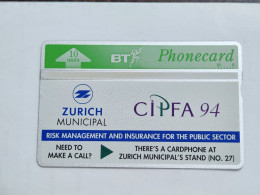 United Kingdom-(BTP235)-ZURICH MUNICIPAL-CIPFA94-(269)(10units)(406B04142)(tirage-3.000)(price From Cataloge-5.00£-mint) - BT Emissions Privées