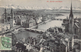 SUISSE - Zurich Und Alpen - Carte Postale Ancienne - Zürich