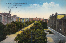 ALLEMAGNE - Munchen - Maximilianstrabe - Carte Postale Ancienne - Muenchen