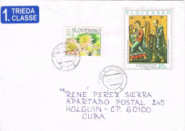 51141. Carta Aerea HANDLOVA (Slovakia) 2009 A HOLGUIN, Cuba - Storia Postale