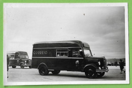 Lisboa - REAL PHOTO - Ambulância Postail - Correio - Autocarro - Bus - História Postal - Portugal - Bus & Autocars