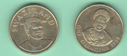 Swaziland One Lilangeni 1998 Swatini Brass Coin - Swasiland