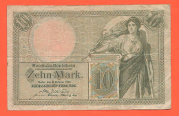 Germania 10 Mark 1906 Germany Banknotes - 10 Mark