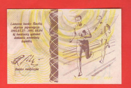 Lituania 10 Litaru 1991 Lithuania Lituanie Olympic Games - Lituanie