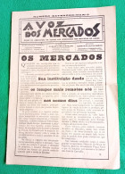 Lisboa - Jornal "A Voz Dos Mercados" - Imprensa - Publicidade - Comercial - Portugal (danificado) - Informaciones Generales