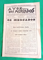Lisboa - Jornal "A Voz Dos Mercados" - Imprensa - Publicidade - Comercial - Portugal (danificado) - Testi Generali