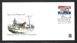 PAYS-BAS. Enveloppe Commémorative De 1980. Hippomobile. - Postkoetsen